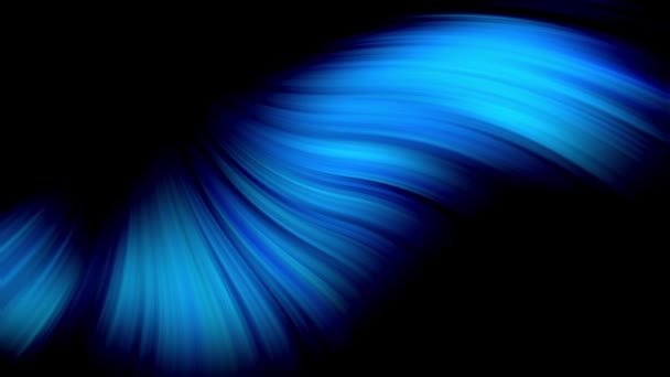 Flujo de auroras azules de fondo abstracto. Luces boreales. — Vídeos de Stock