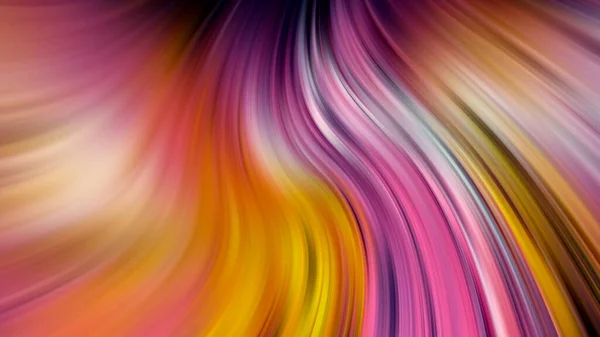 Multicolored abstraction on black background, high quality detailed render Stock Image