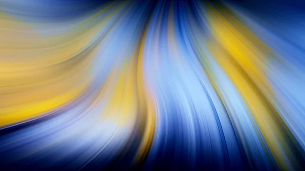 Abstract background yellow blue ink blur motion Royalty Free Stock Images