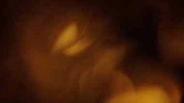 Kırmızı ışık soyut arka plan bokeh sinematik duvar kağıdı. Siyah arkaplan