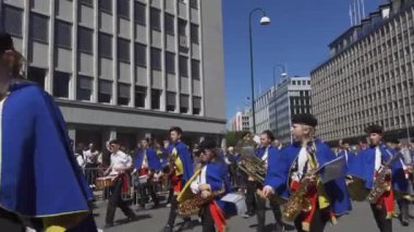 Norveç Anayasa Günü 17 Mayıs 2022 'de Norveç' in Oslo kentinde