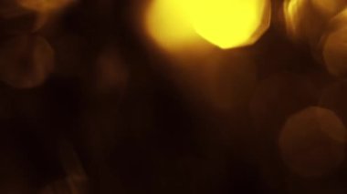 Altın soyut bokeh arka plan. film ışığı