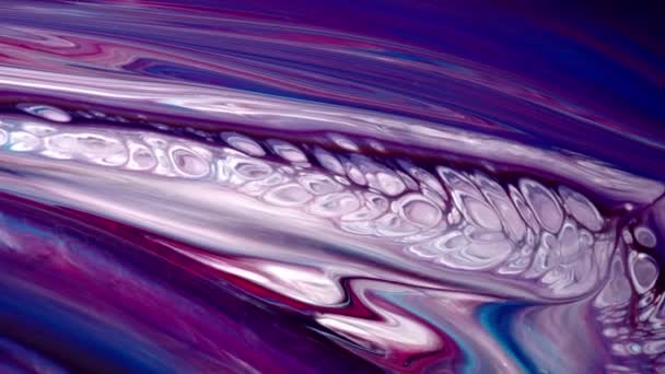 Abstract Drops Abstract Milk Oil Acralyic Paints — Stock Video