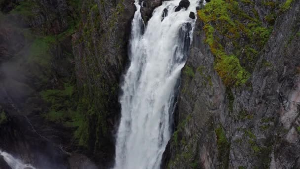 Водоспад Водоспад Водоспад Восени Осені Норвегії — стокове відео