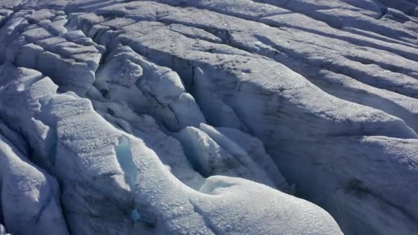 Nigardsbreen Glacier Båge Drönare Skott — Stockvideo