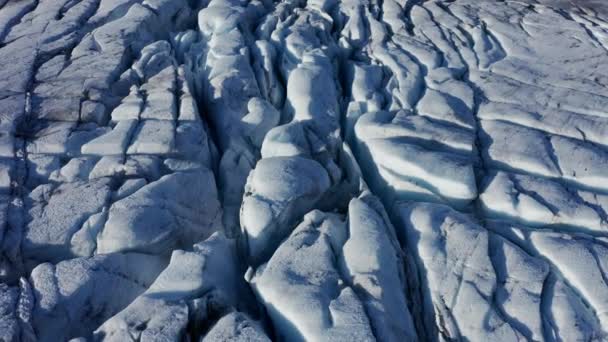 Nigardsbreen Glacier Arch Drone Disparo — Vídeos de Stock