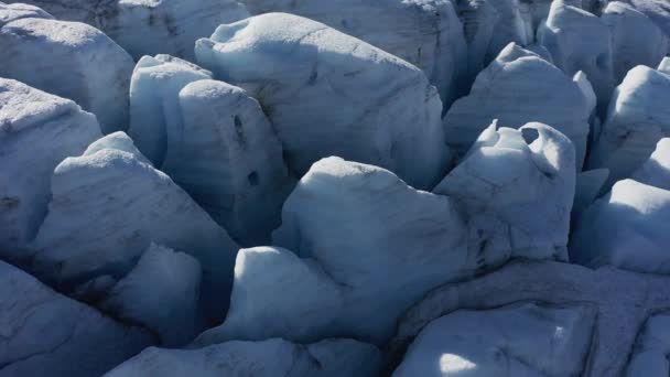 Aerial Video Majestic Glacier Norway — Stock Video