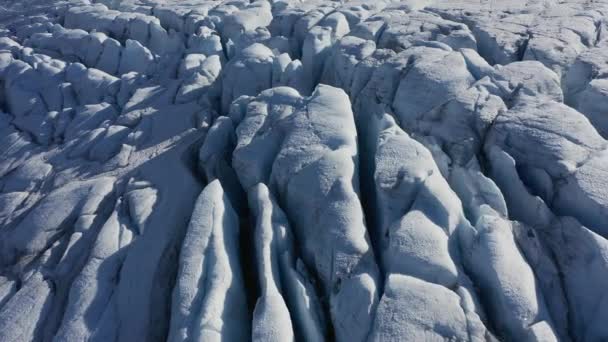 Vídeo Aéreo Del Majestuoso Glaciar Noruega — Vídeo de stock