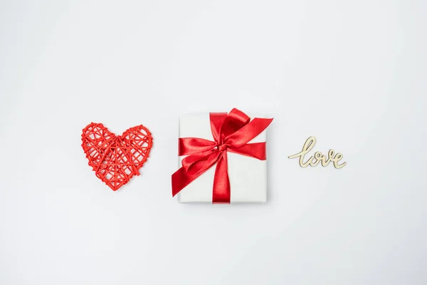 Celebration Background Hearts Gift Box — Stock fotografie