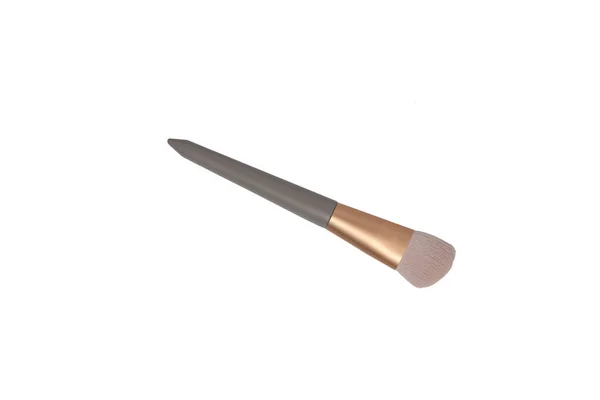 Makeup Brush Isolated White Professional Maleup Tool — Stok fotoğraf