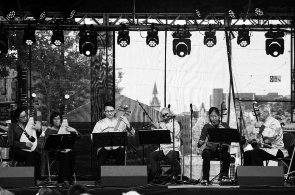 Toronto Canada 2018 Traditional Chinese Music Performers Main Stage 18Th — Stockfoto