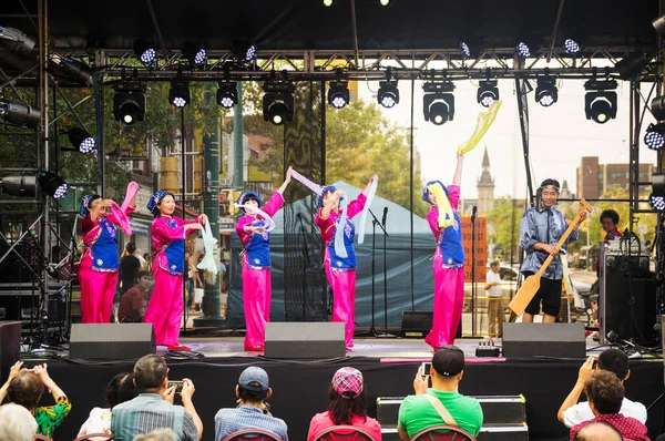 Toronto Canada 2018 Traditional Chinese Dance Performers Main Stage 18Th — Foto Stock