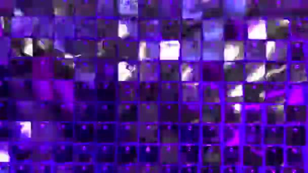 Partikel vacker abstrakt kalejdoskop form med lätta linjer rör sig snabbt — Stockvideo