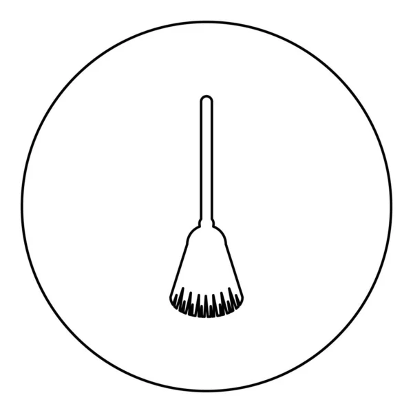 Σκούπα Besom Κατασκευασμένο Από Κλαδιά Εργαλείο Για Τον Καθαρισμό Έννοια — Διανυσματικό Αρχείο