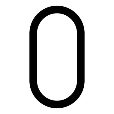 Tekerlek yıkama makinesi dişsiz simge siyah renk vektör illüstrasyon resmi düz biçimi için kemer