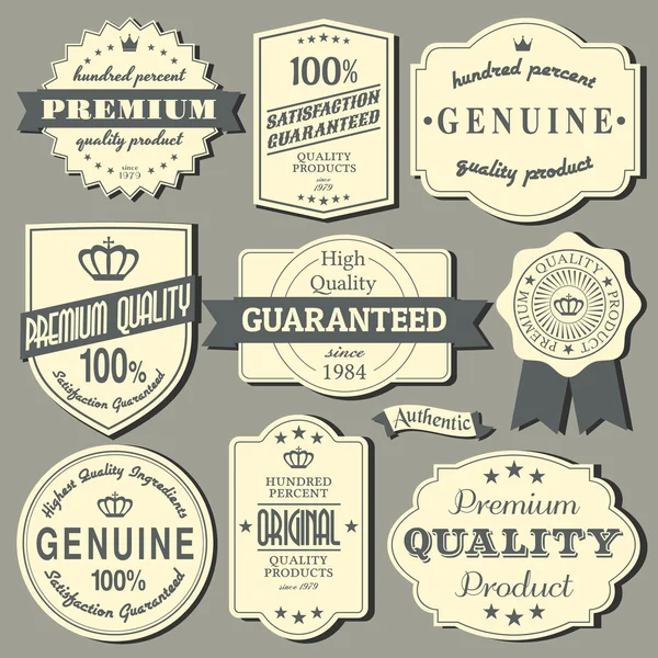 Vintage Labels Collection Stock Illustration