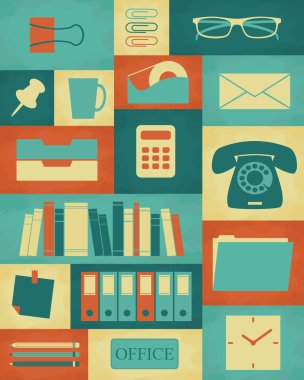 Retro Office Poster