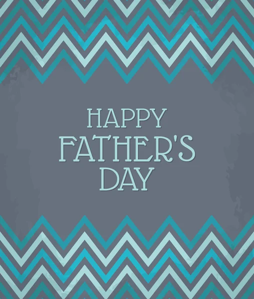Chevron patroon Father's Day Card — Stockvector