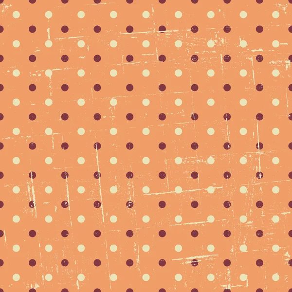 Motif sans couture à pois — Image vectorielle