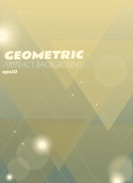 Geometric Abstract Background — Stock Vector