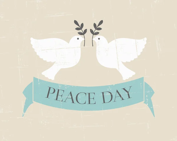 International Peace Day Poster — Stock Vector