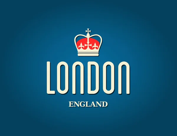 Londen wenskaart — Stockvector