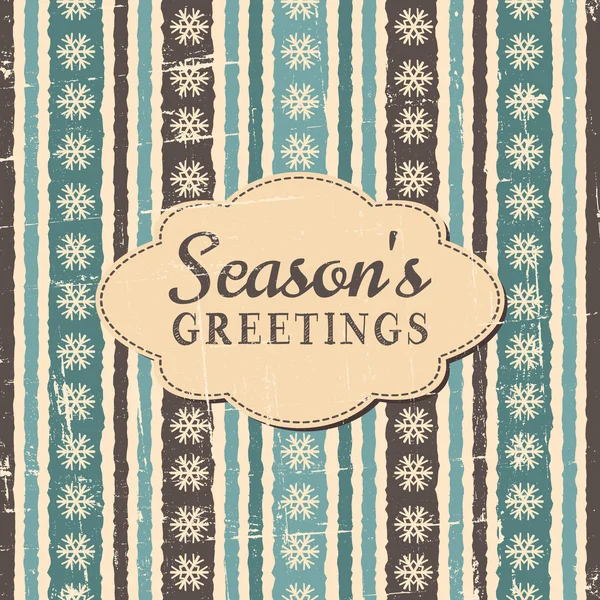 Diseño de Navidad Vintage — Vector de stock