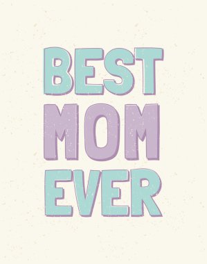 Anneler Günü tebrik kartı.