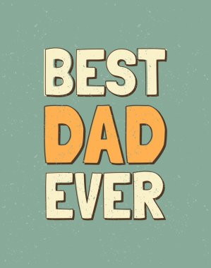 Babalar günü tebrik kartı.