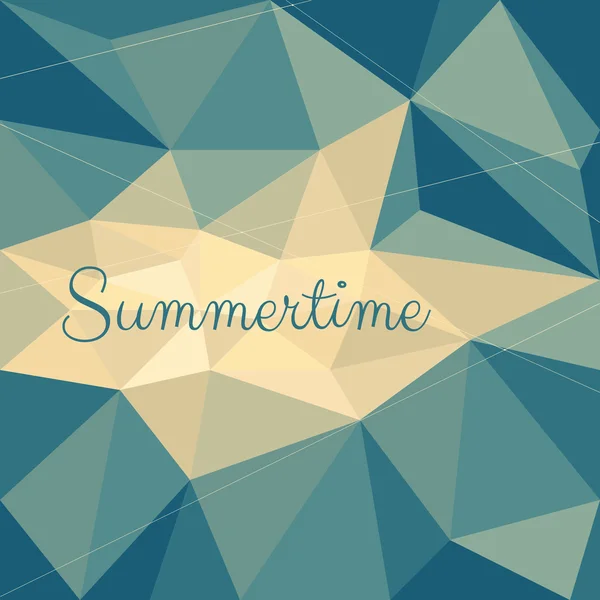 抽象的な夏デザイン — ストックベクタ