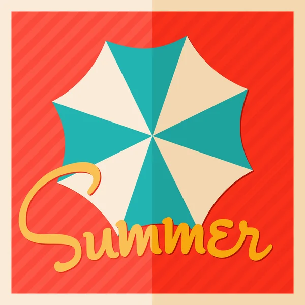 Design de pôster colorido de verão —  Vetores de Stock