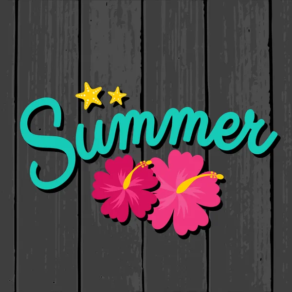 여름 판매 디자인 — 스톡 벡터