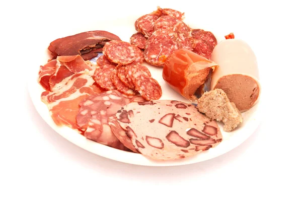 Duitse vleeswaren schotel — Stockfoto