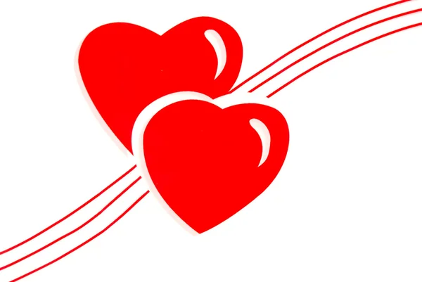 Hjärtan illustration — Stockfoto