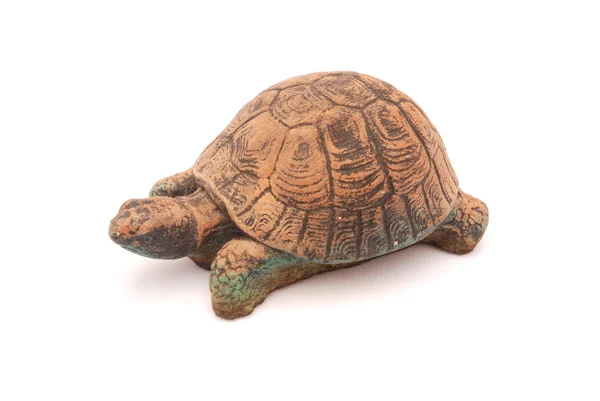 Brown clay tortoise — Stock Photo, Image