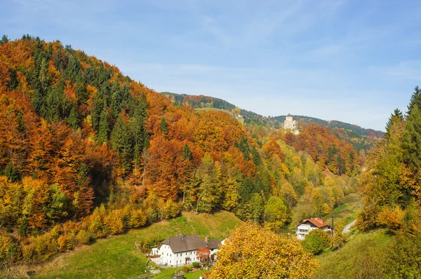 Vallen in Oostenrijk Stockfoto