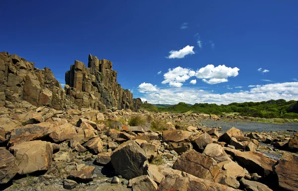 Bombo поворотної смуги, місті kiama Стокове Фото