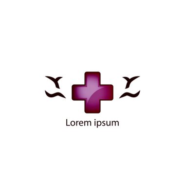 sağlık tıbbi iş logosu tasarım vektörü