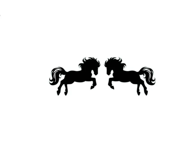Вектор Дизайна Логотипа Лошади — стоковый вектор