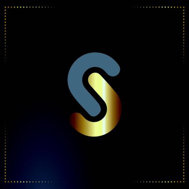 SJ harfi iş premium logo tasarım vektörü