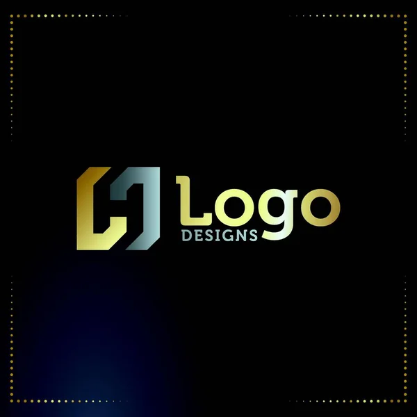 Bokstav Företag Premium Logotyp Design Vektor — Stock vektor