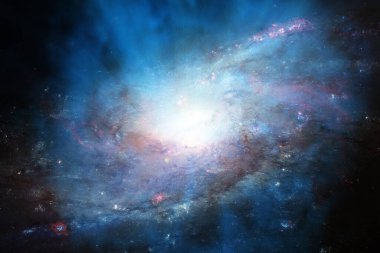 Yıldızlı dış uzay. Nasa tarafından döşenmiş bu görüntünün unsurları