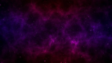 Yıldızlı derin uzay bulutsusu - NASA tarafından desteklenen bu görüntünün elementleri.