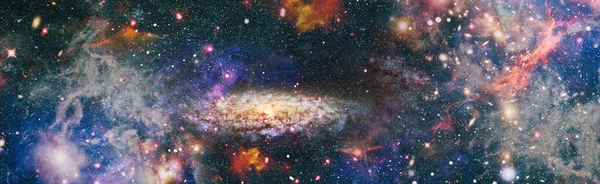 Туманність Галактики Космосі Простір Багато Світлових Років Від Землі Елементи — стокове фото