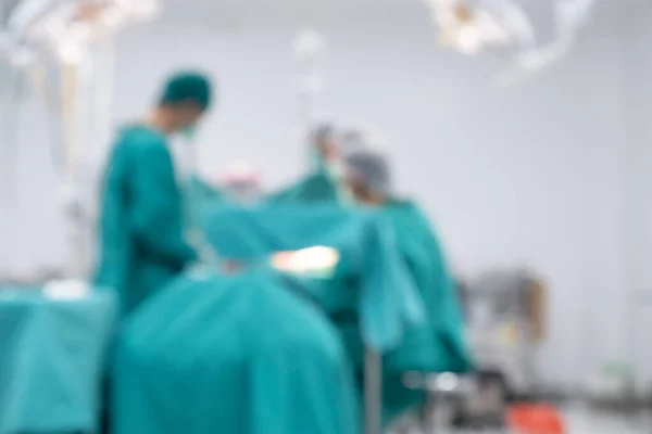 Blurred Image Background Medical Team Performing Surgical Operation Operating Room — Stock Photo, Image