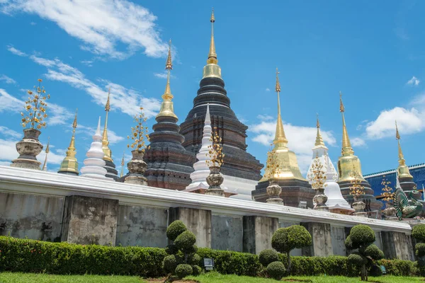 Prachtige Massieve Pagode Wat Den Salee Sri Muang Gan Chiang — Stockfoto