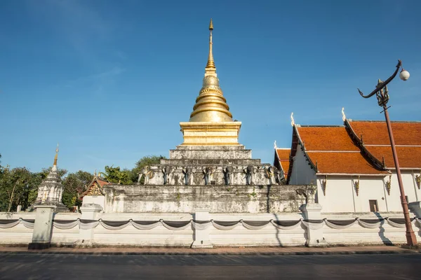 Wat Phra Hogy Chang Kham Nan Egyik Legrégebbi Legfontosabb Templomok — Stock Fotó