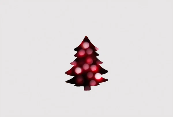 Αποεστίαση Αφηρημένο Φόντο Χριστουγεννιάτικο Δέντρο Τέχνη Χριστουγεννιάτικο Δέντρο Χαρτί Κοπής — Φωτογραφία Αρχείου
