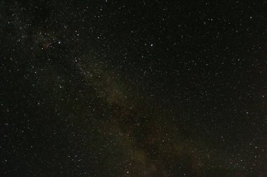 Defocus beautiful night sky. Starry Milky Way of southern hemisphere sky. Night starry sky, dark blue space background with stars. Universe. Out of focus.