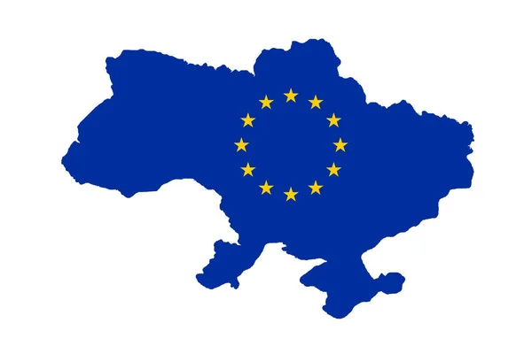 Defocus European Union Ukraine Support Help Ukraine Independence Constitution Day — Stock Photo, Image